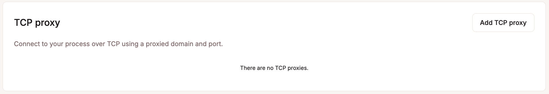Add a TCP proxy for your application processes.